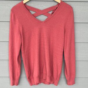 Love Ellie Women's Mia Back Detail Sweater